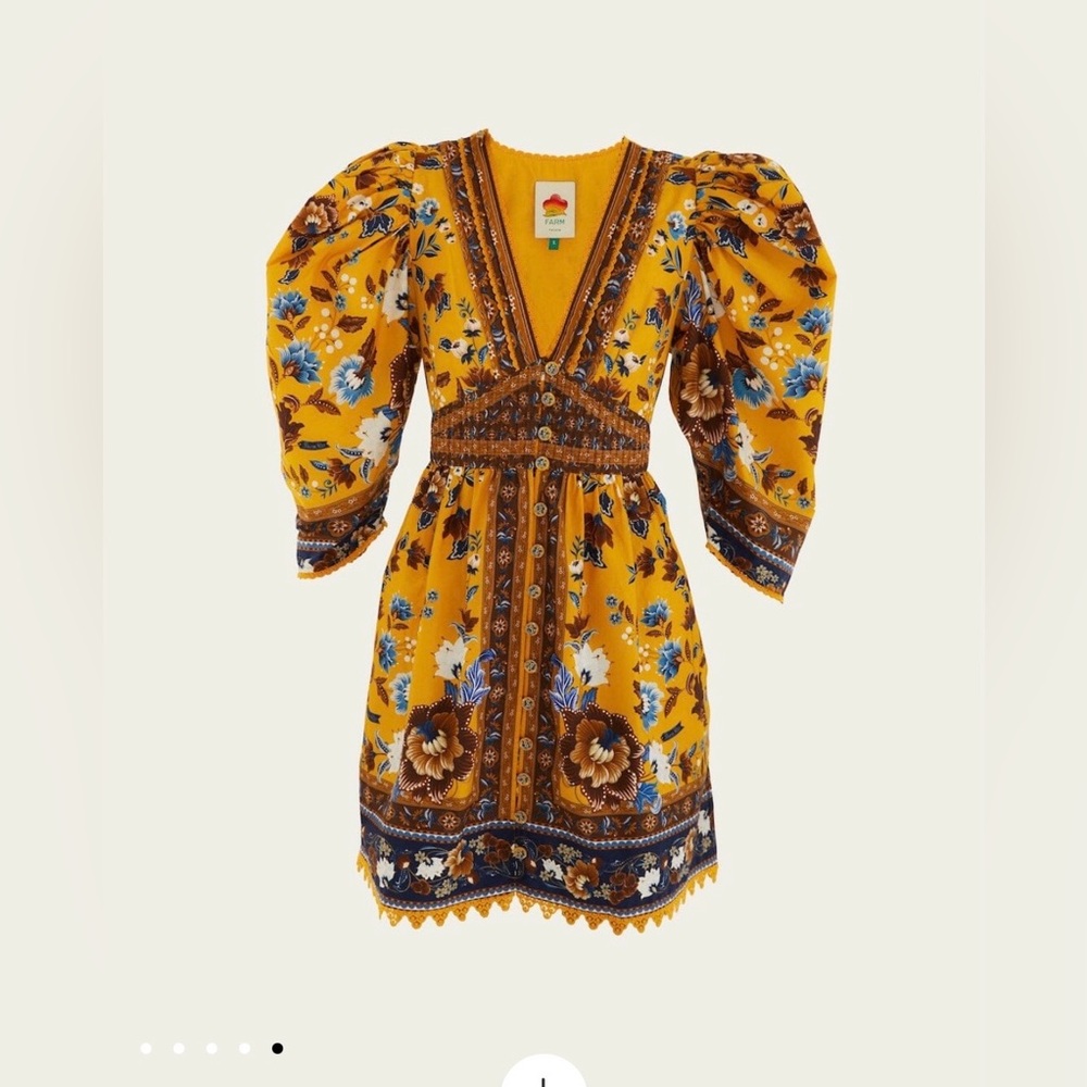 FARM Rio garden tree mini dress - Picture 2 of 12